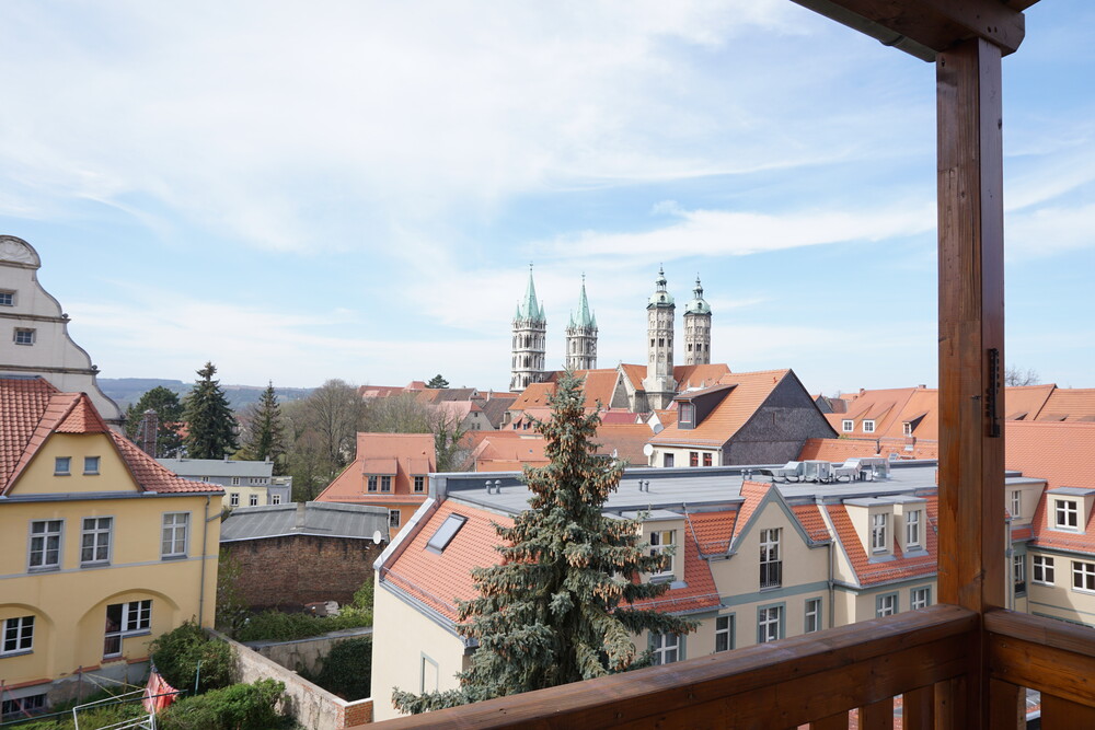 Blick vom Balkon