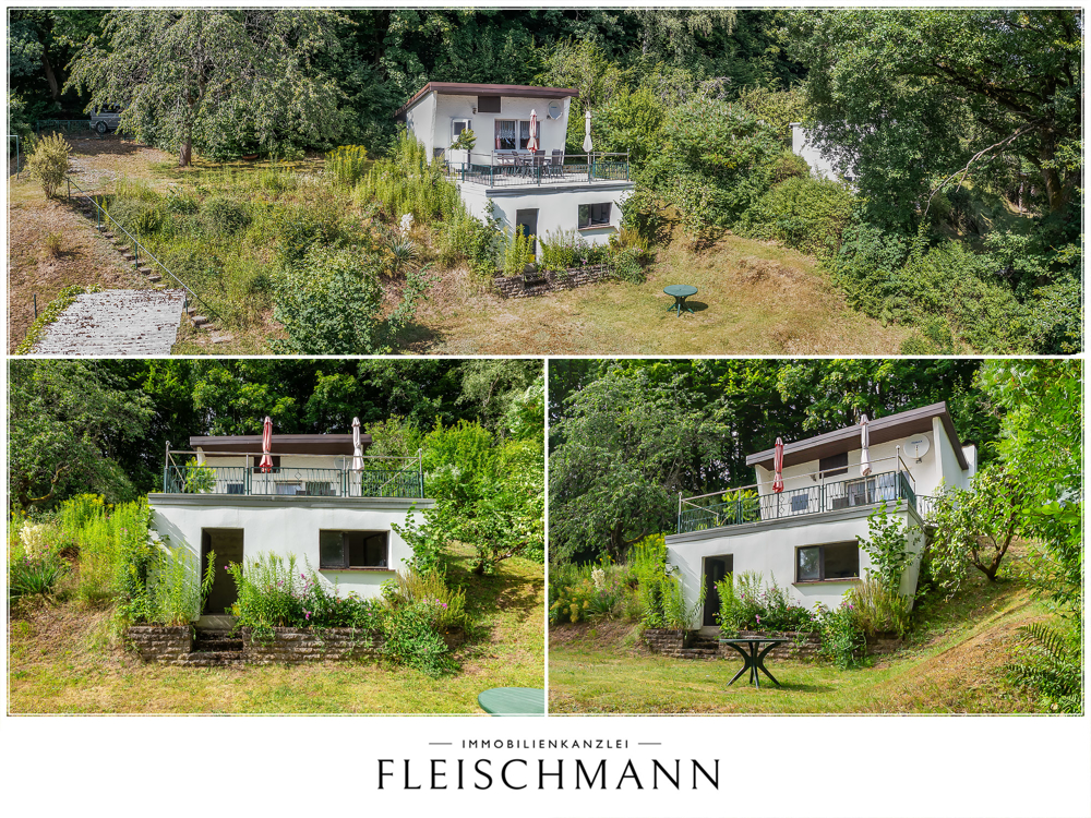 Thumbnail-Freizeitgrundstück mit massiven Gartenhaus, großer Terrasse und ganzjähriger Nutzung in Südhanglage