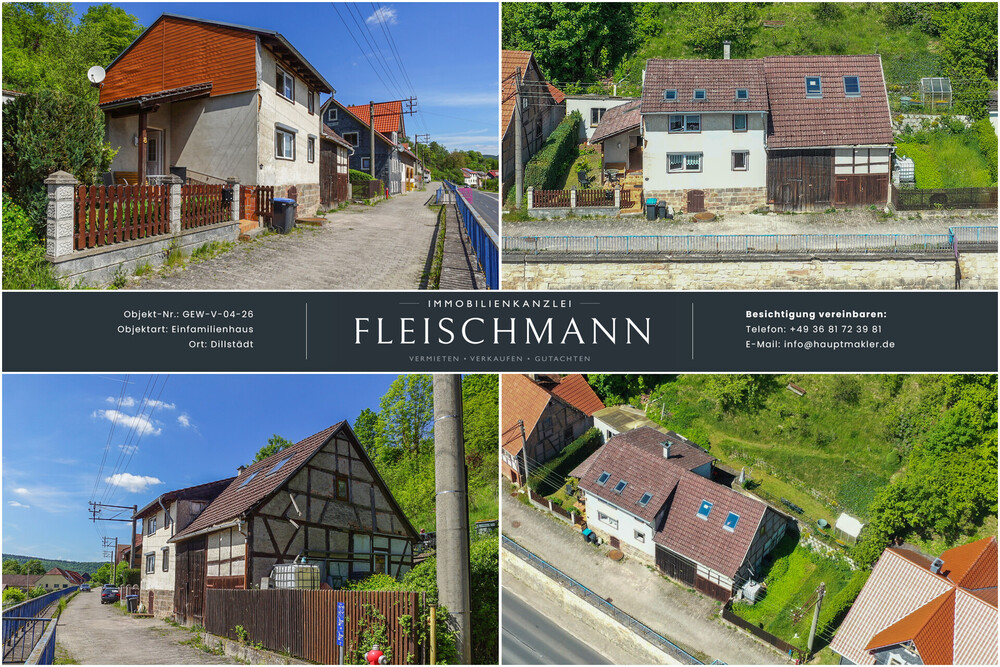 Thumbnail-Charmantes Sanierungsobjekt mit Garage & Grundstück in ruhiger Lage – Eigenheim für nur 36.000 EUR