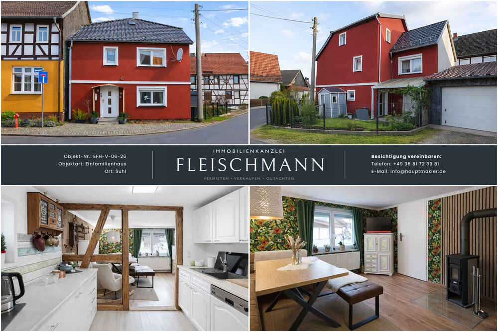 Thumbnail-Ein Zuhause mit Herz – liebevoll saniertes Einfamilienhaus in Suhl