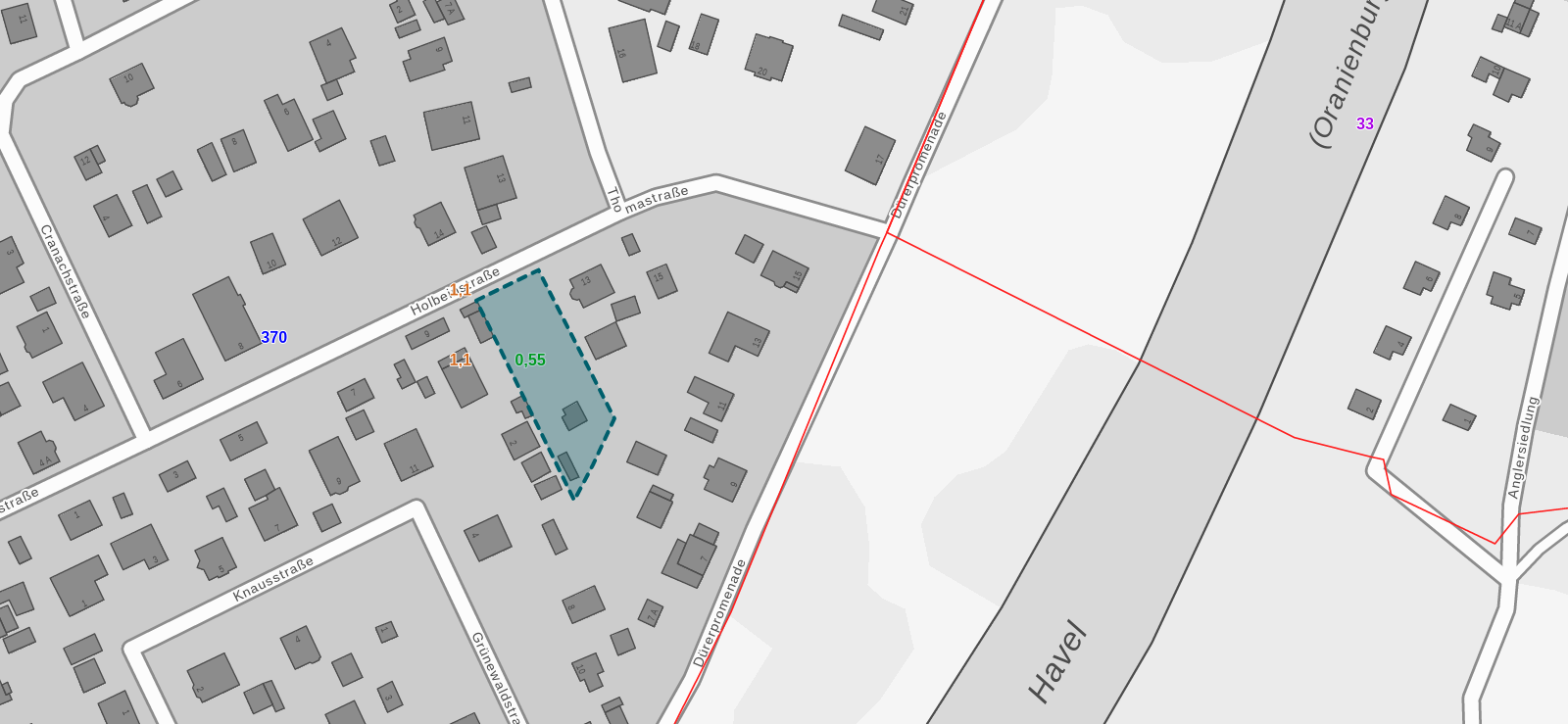Thumbnail-Grundstück zu verkaufen in Oranienburg 387.000,00 € 1143 m²