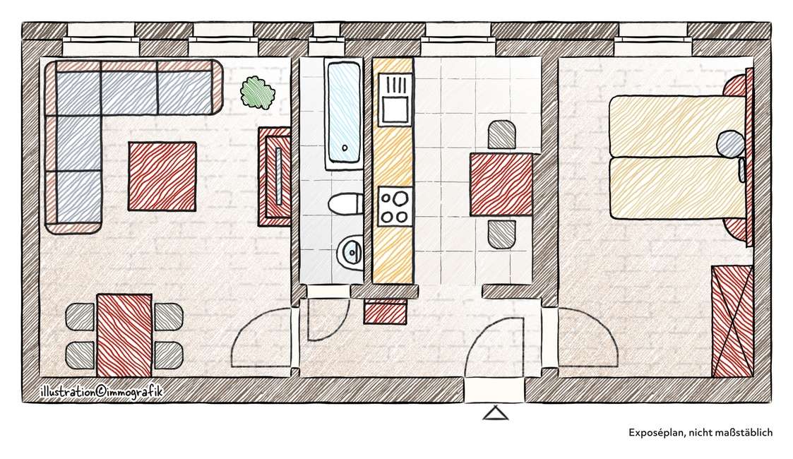 Thumbnail-Wohnung zum Kaufen in Berlin 279.000,00 € 51.38 m²