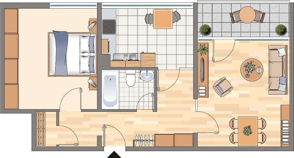 Thumbnail-Wohnung zum Mieten in Dortmund 533,00 € 62.27 m²