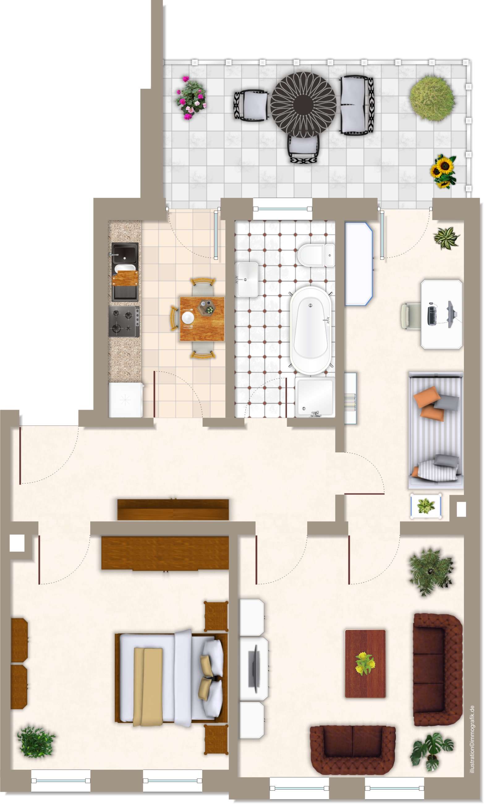 Thumbnail-Wohnung zum Kaufen in Leipzig 219.000,00 € 76 m²