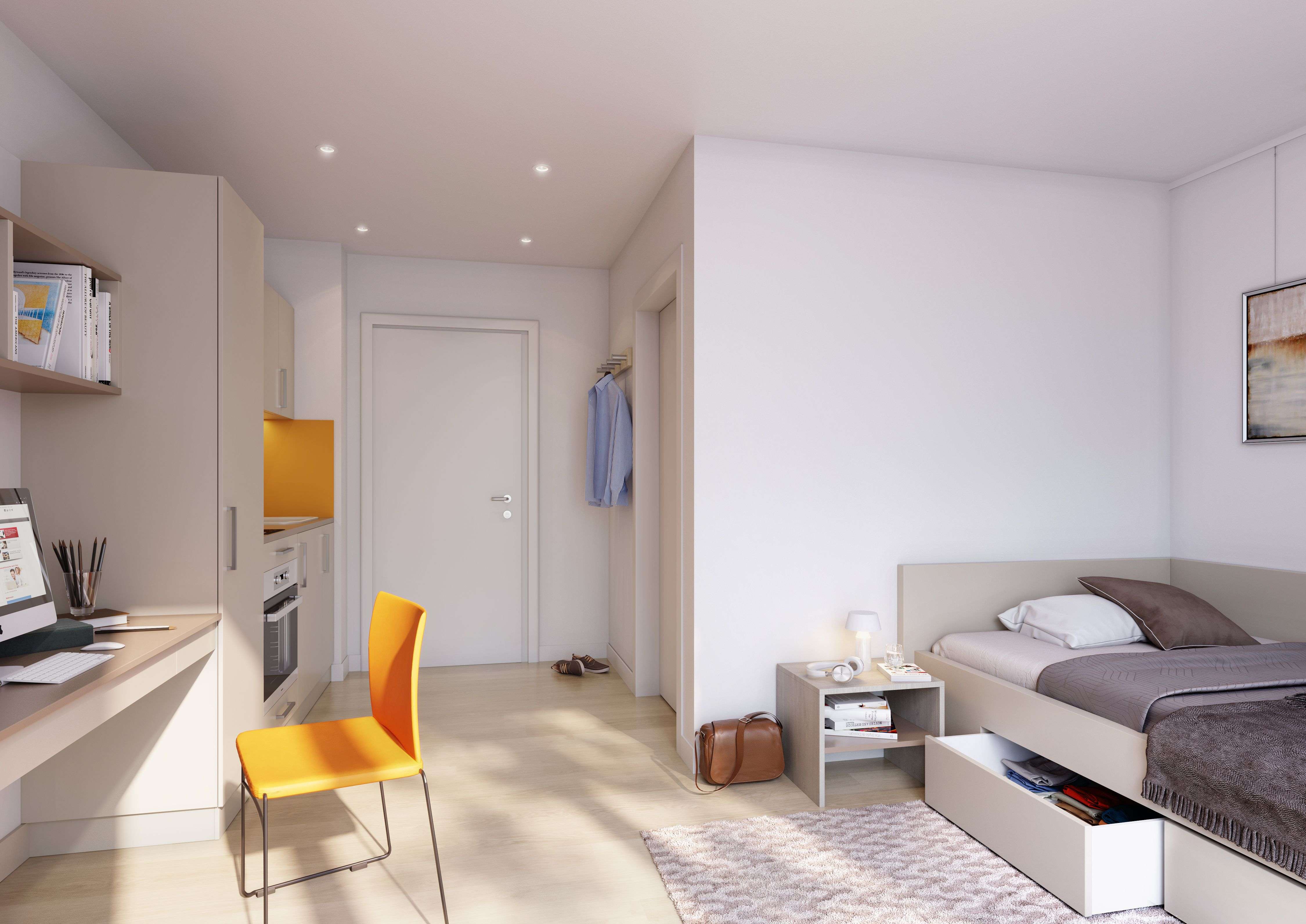 Thumbnail-Wohnung zum Mieten in Darmstadt 544,00 € 21.25 m²