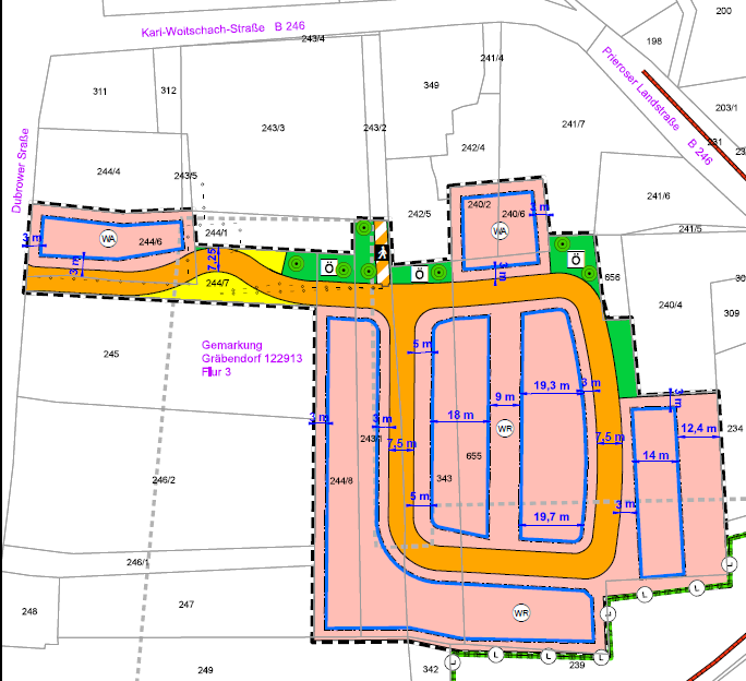 Thumbnail-Grundstück zu verkaufen in Gräbendorf - Nähe Bestensee 180.600,00 € 600 m²
