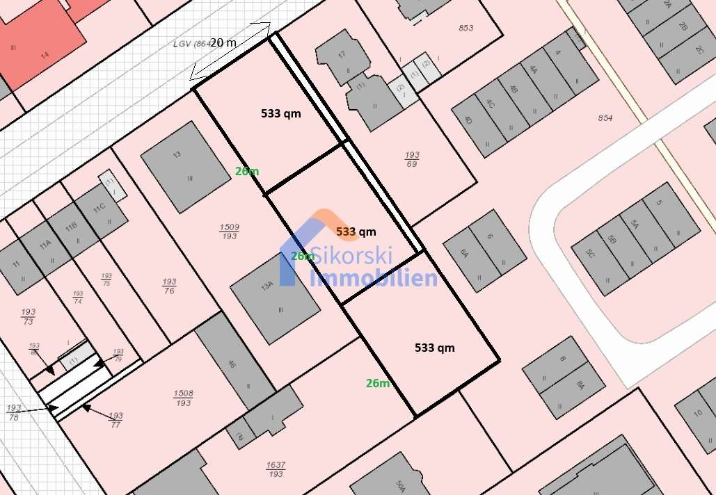 Thumbnail-Grundstück zu verkaufen in Berlin 250.000,00 € 266 m²