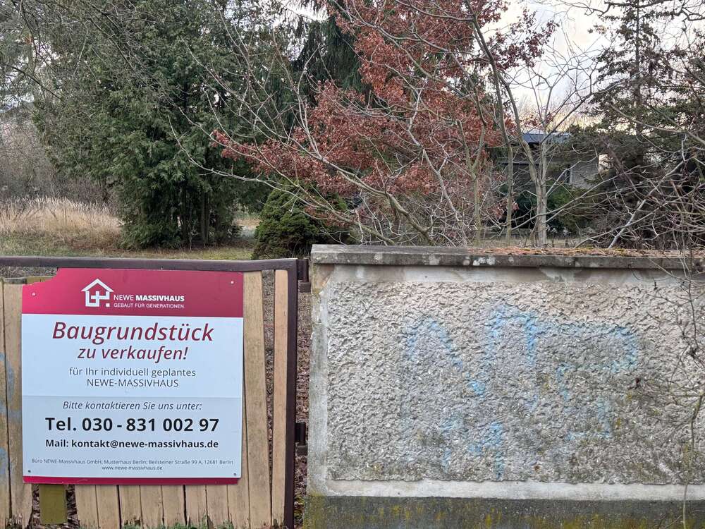Thumbnail-Grundstück zu verkaufen in Bernau 195.000,00 € 550 m²