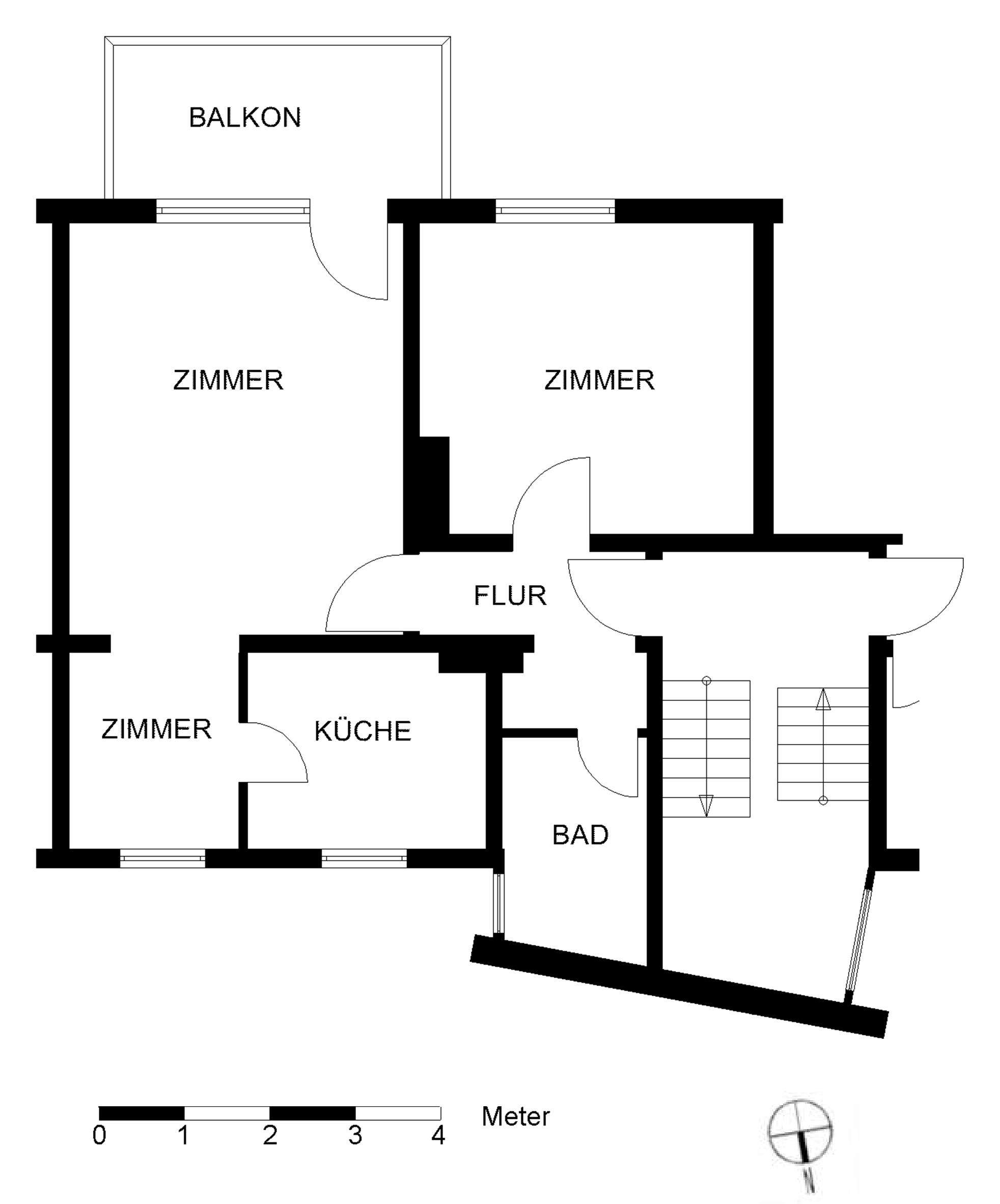 Thumbnail-Wohnung zum Mieten in Bremerhaven 349,00 € 52.52 m²
