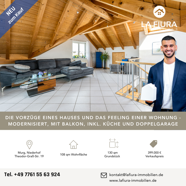 Thumbnail-Haus zum Kaufen in Murg 399.000,00 € 107.72 m²