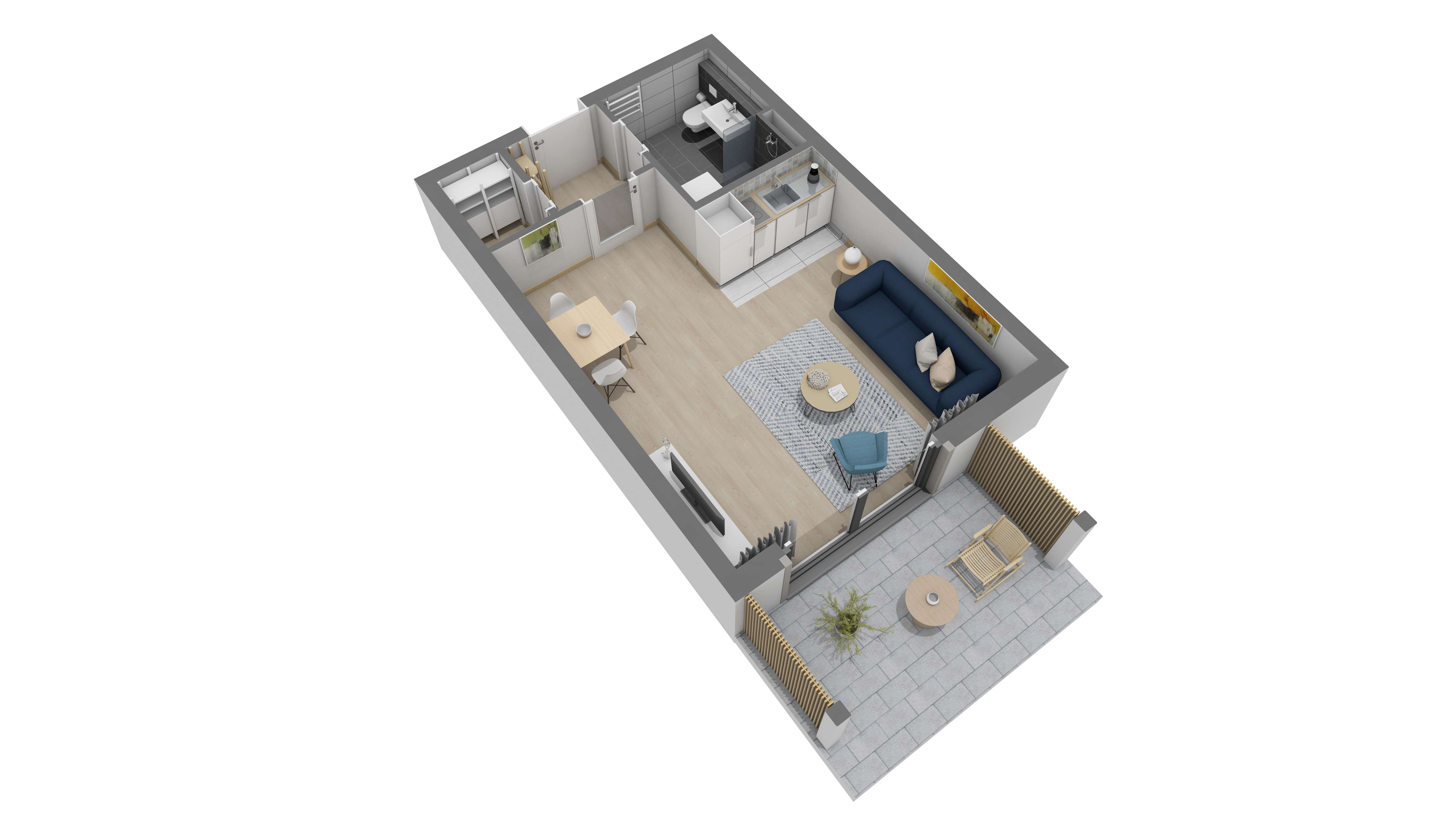 Thumbnail-Wohnung zum Mieten in Hanau Steinheim 617,00 € 36.3 m²