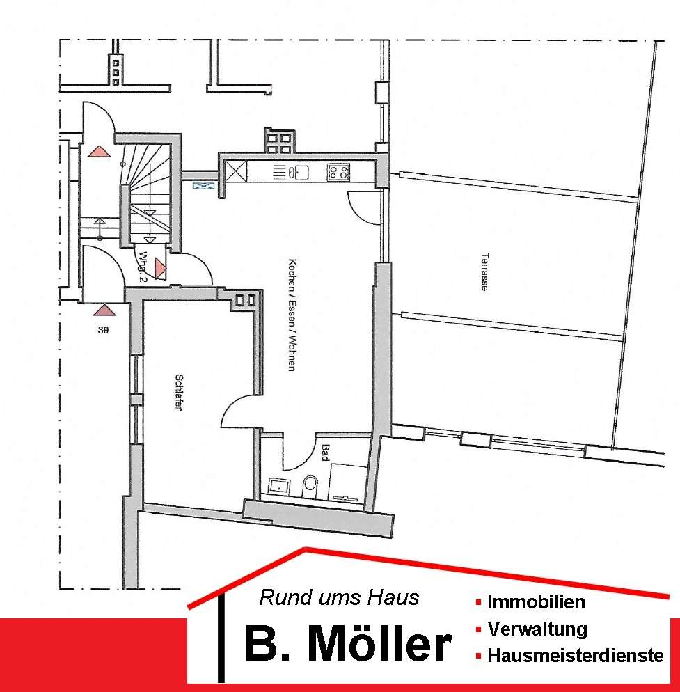 Thumbnail-Wohnung zum Mieten in Bielefeld 630,00 € 57 m²