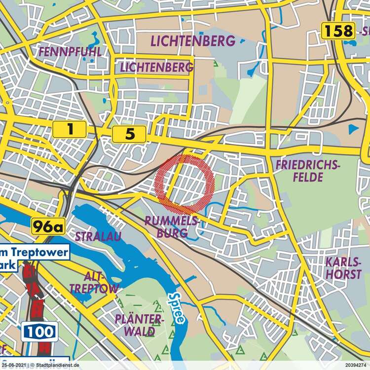 Thumbnail-Grundstück zu verkaufen in Berlin 290.000,00 € 480 m²