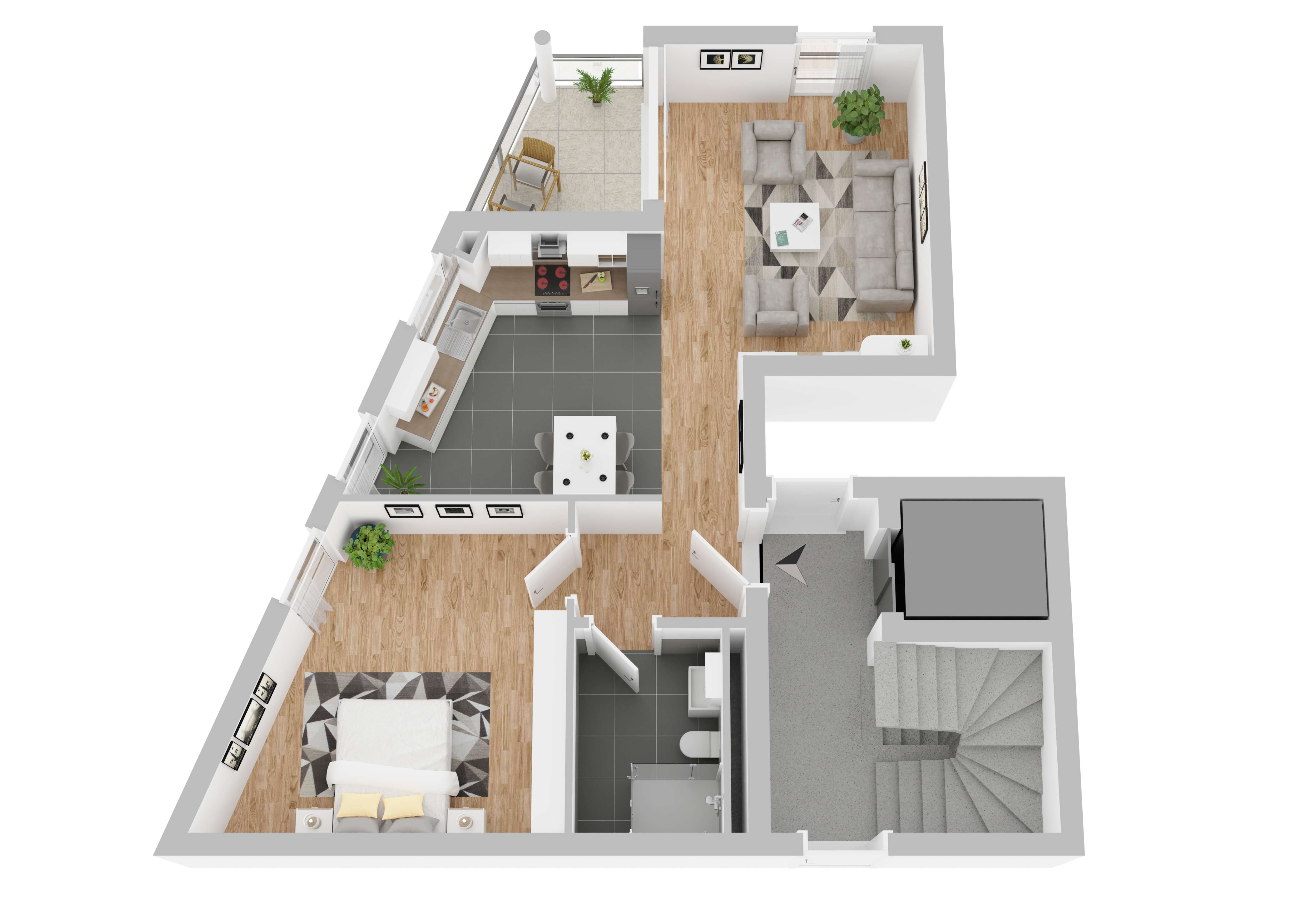 Thumbnail-Wohnung zum Kaufen in Stuttgart 559.000,00 € 63 m²
