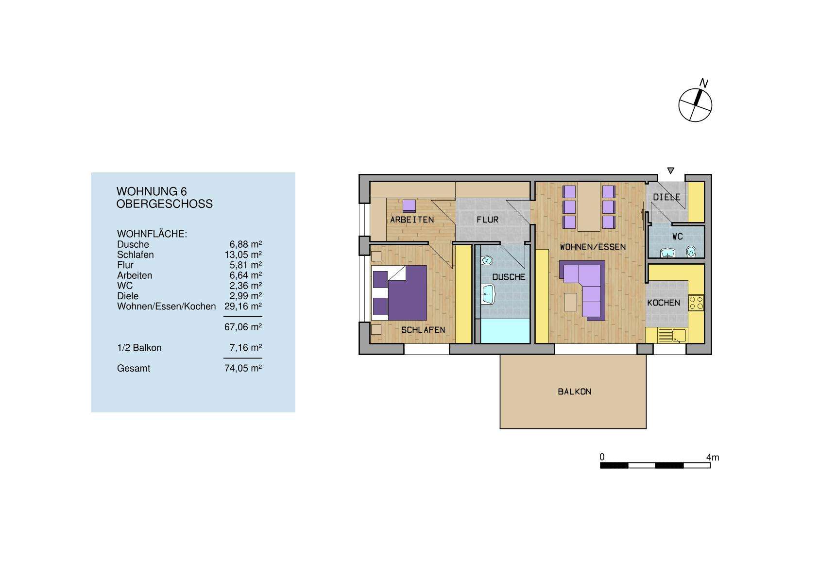 Thumbnail-Wohnung zum Kaufen in Simmozheim 394.317,00 € 74.05 m²