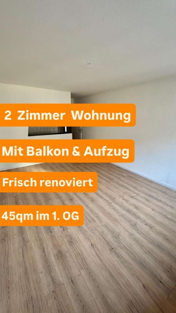 Thumbnail-Wohnung zum Mieten in Wuppertal 500,00 € 45 m²