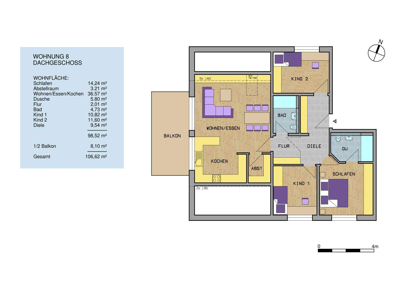 Thumbnail-Wohnung zum Kaufen in Simmozheim 581.079,00 € 106.62 m²