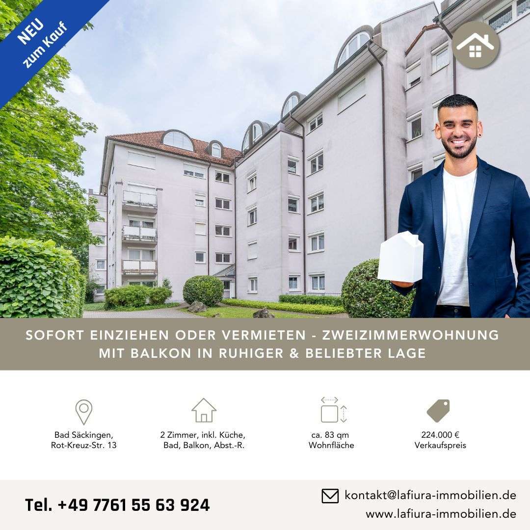 Thumbnail-Wohnung zum Kaufen in Bad Säckingen 224.000,00 € 82.51 m²
