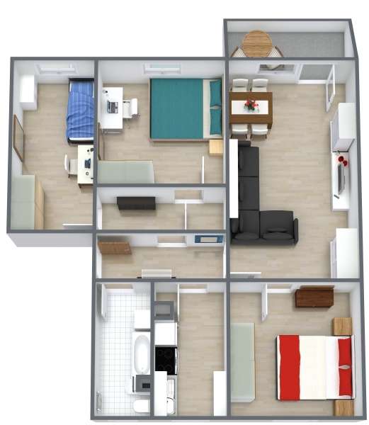 Thumbnail-Wohnung zum Mieten in Wernigerode 579,38 € 77.25 m²