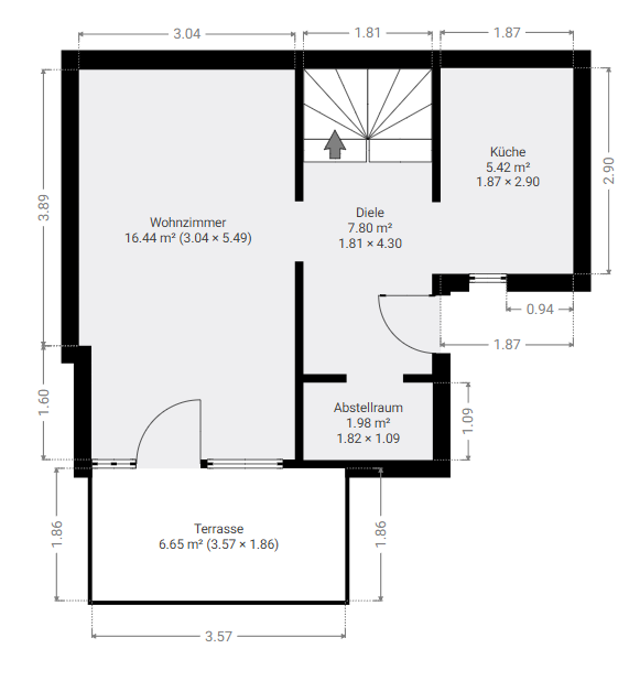 Thumbnail-Wohnung zum Mieten in Weißenthurm 675,00 € 57 m²