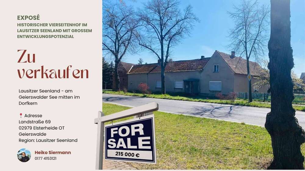 Thumbnail-Haus zum Kaufen in Elsterheide OT Geierswalde 215.000,00 € 300 m²