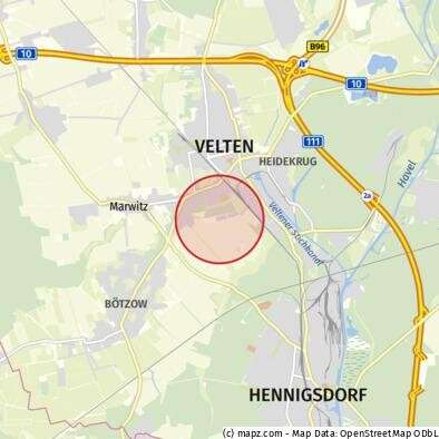 Thumbnail-Grundstück zu verkaufen in Velten 240.000,00 € 1498 m²
