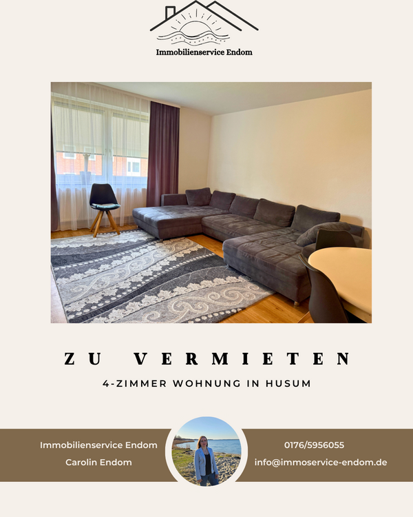 Thumbnail-Wohnung zum Mieten in Husum 570,00 € 80.21 m²