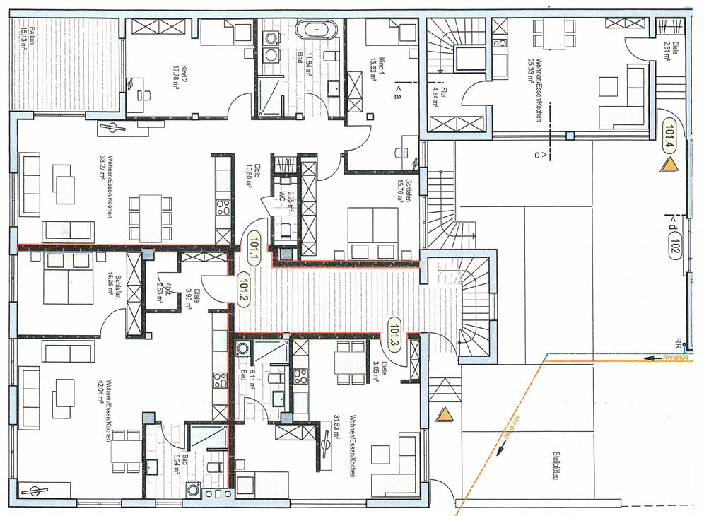 Thumbnail-Wohnung zum Kaufen in Maxdorf 348.800,00 € 270 m²