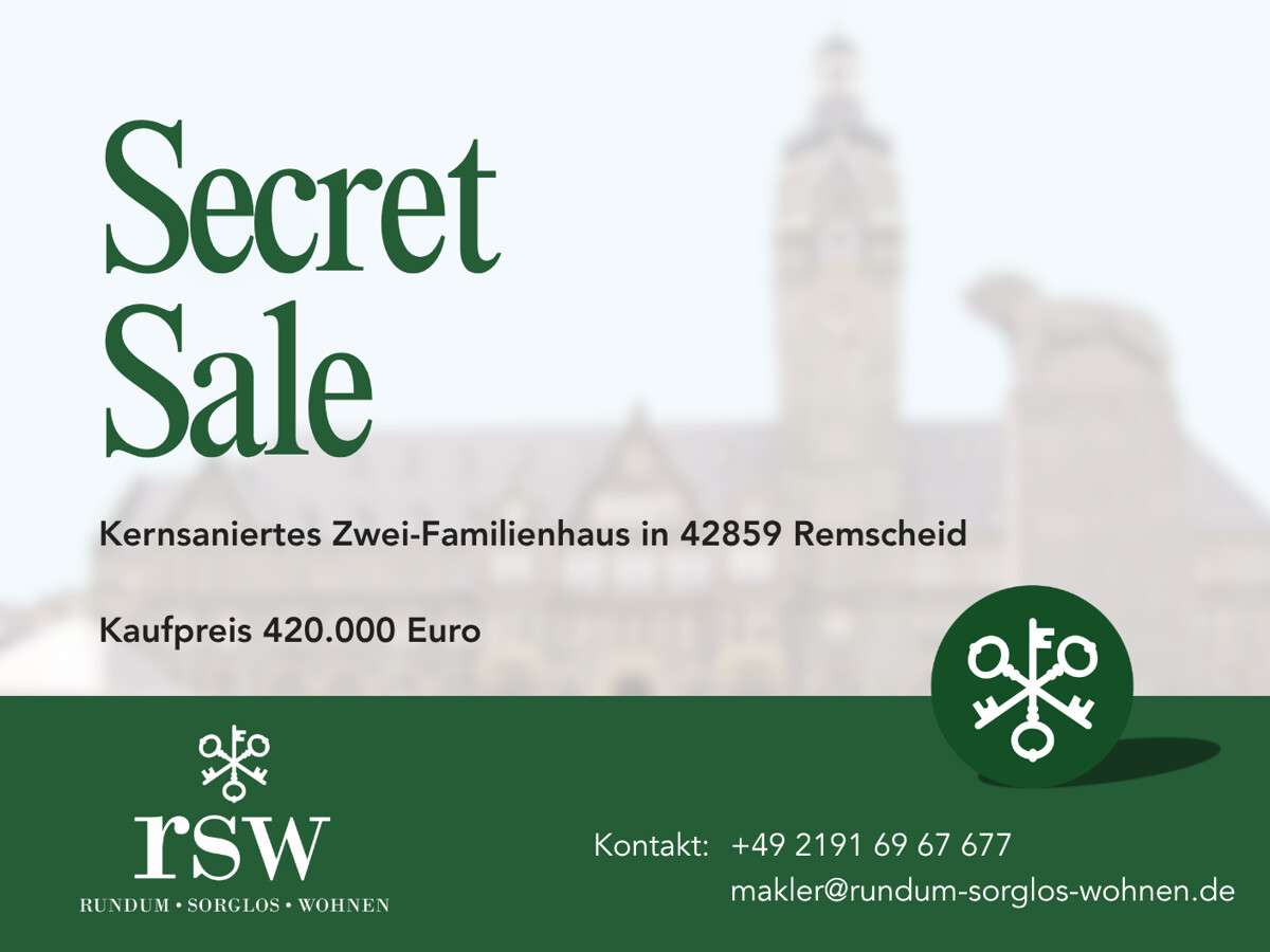 Thumbnail-Haus zum Kaufen in Remscheid 420.000,00 € 150 m²