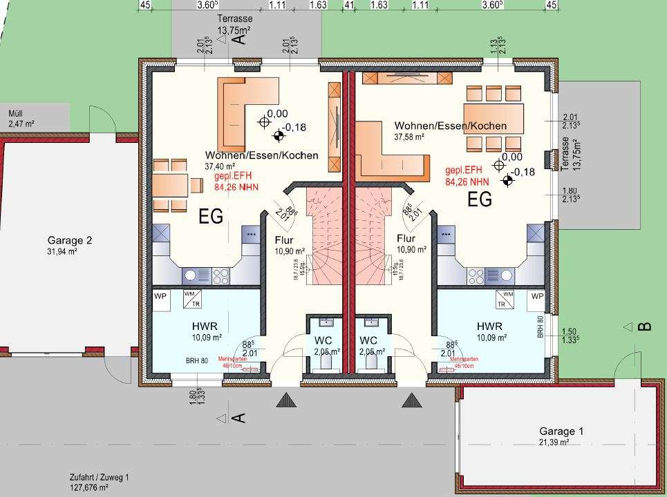 Thumbnail-Haus zum Mieten in Kleve 1.980,00 € 160 m²