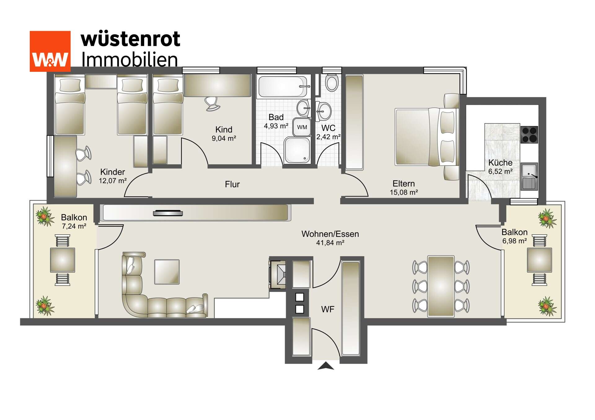Thumbnail-Wohnung zum Kaufen in Aalen 298.000,00 € 107 m²