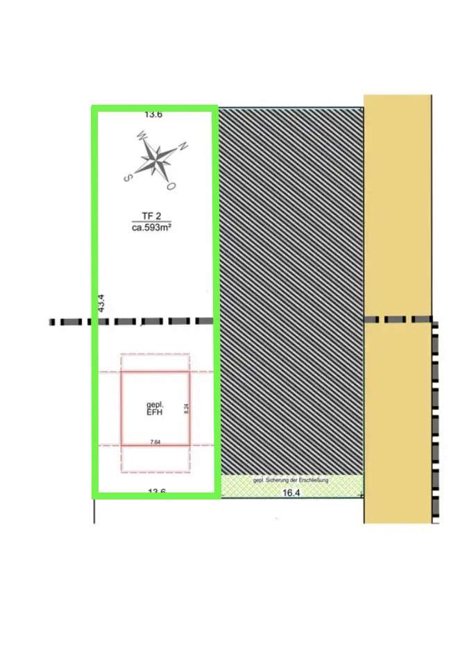 Thumbnail-Grundstück zu verkaufen in Am Mellensee 122.158,00 € 593 m²
