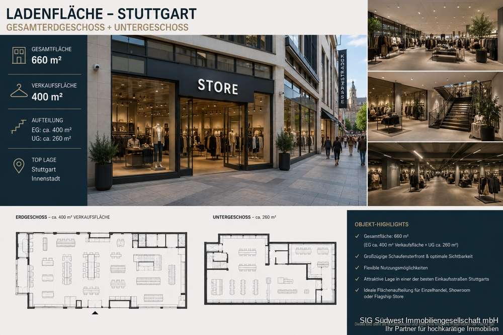 Thumbnail-Einzelhandel in Stuttgart-Feuerbach 9.500,00 € 660 m²