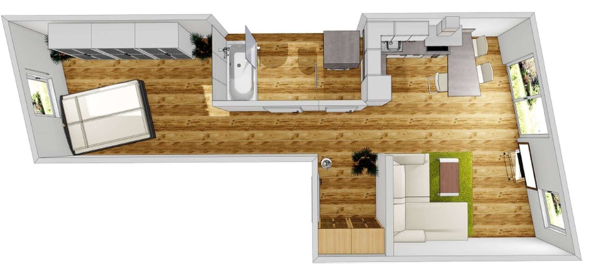 Thumbnail-Wohnung zum Mieten in Landshut, Nikola 745,00 € 51.61 m²