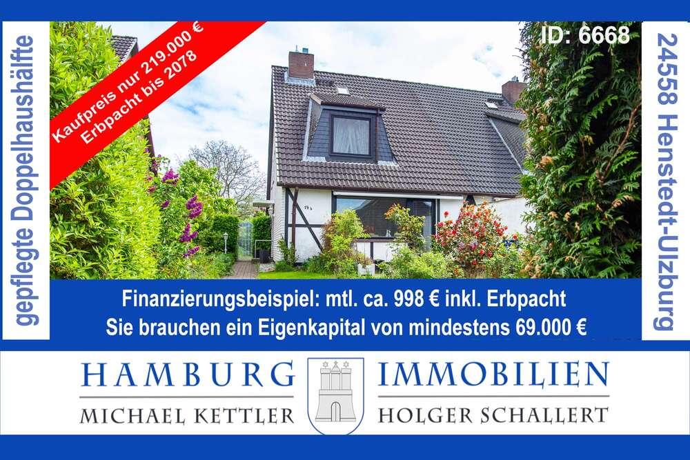 Thumbnail-Haus zum Kaufen in Henstedt-Ulzburg 219.000,00 € 103 m²