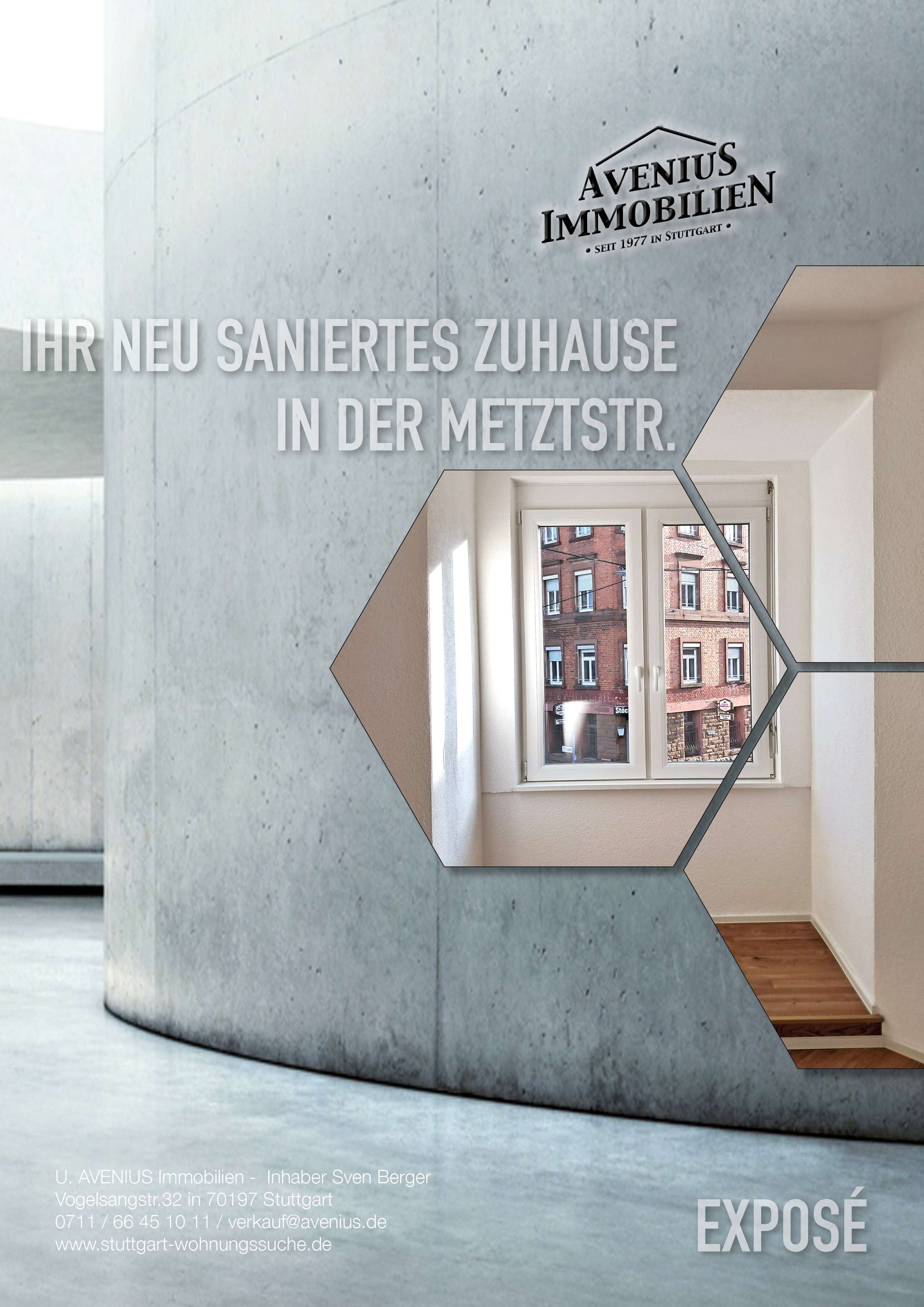 Thumbnail-Wohnung zum Mieten in Stuttgart 1.180,00 € 84.77 m²