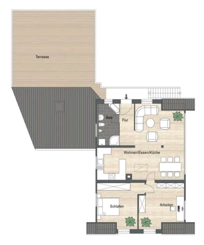 Thumbnail-Wohnung zum Kaufen in Iffezheim 198.000,00 € 101 m²