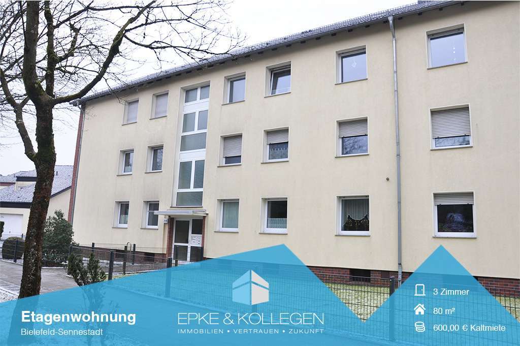 Thumbnail-Wohnung zum Mieten in Bielefeld 620,00 € 80 m²