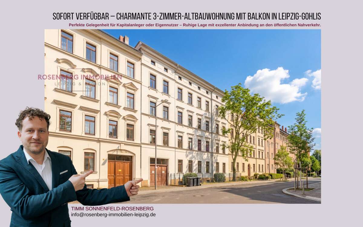 Thumbnail-Wohnung zum Kaufen in Leipzig Gohlis-Süd 259.900,00 € 83.2 m²