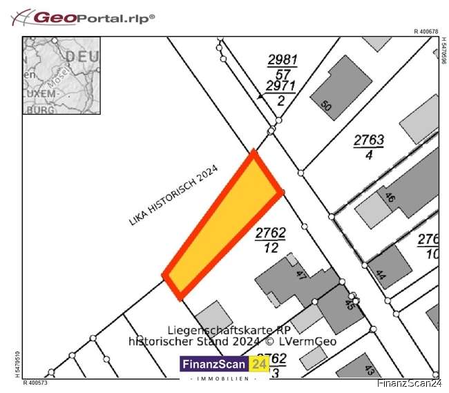 Thumbnail-Grundstück zu verkaufen in Queidersbach 50.000,00 € 351 m²