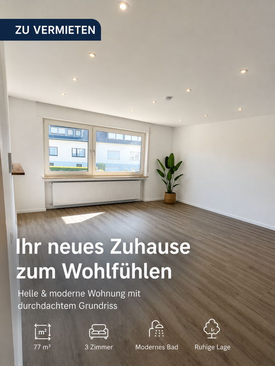 Thumbnail-Wohnung zum Mieten in Sinzig 1.150,00 € 77 m²
