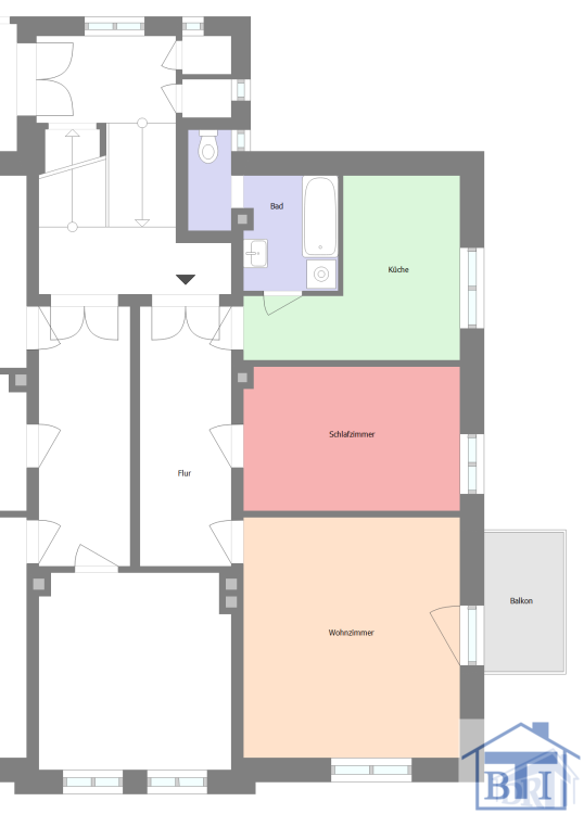 Thumbnail-Wohnung zum Mieten in Zittau 325,00 € 68 m²
