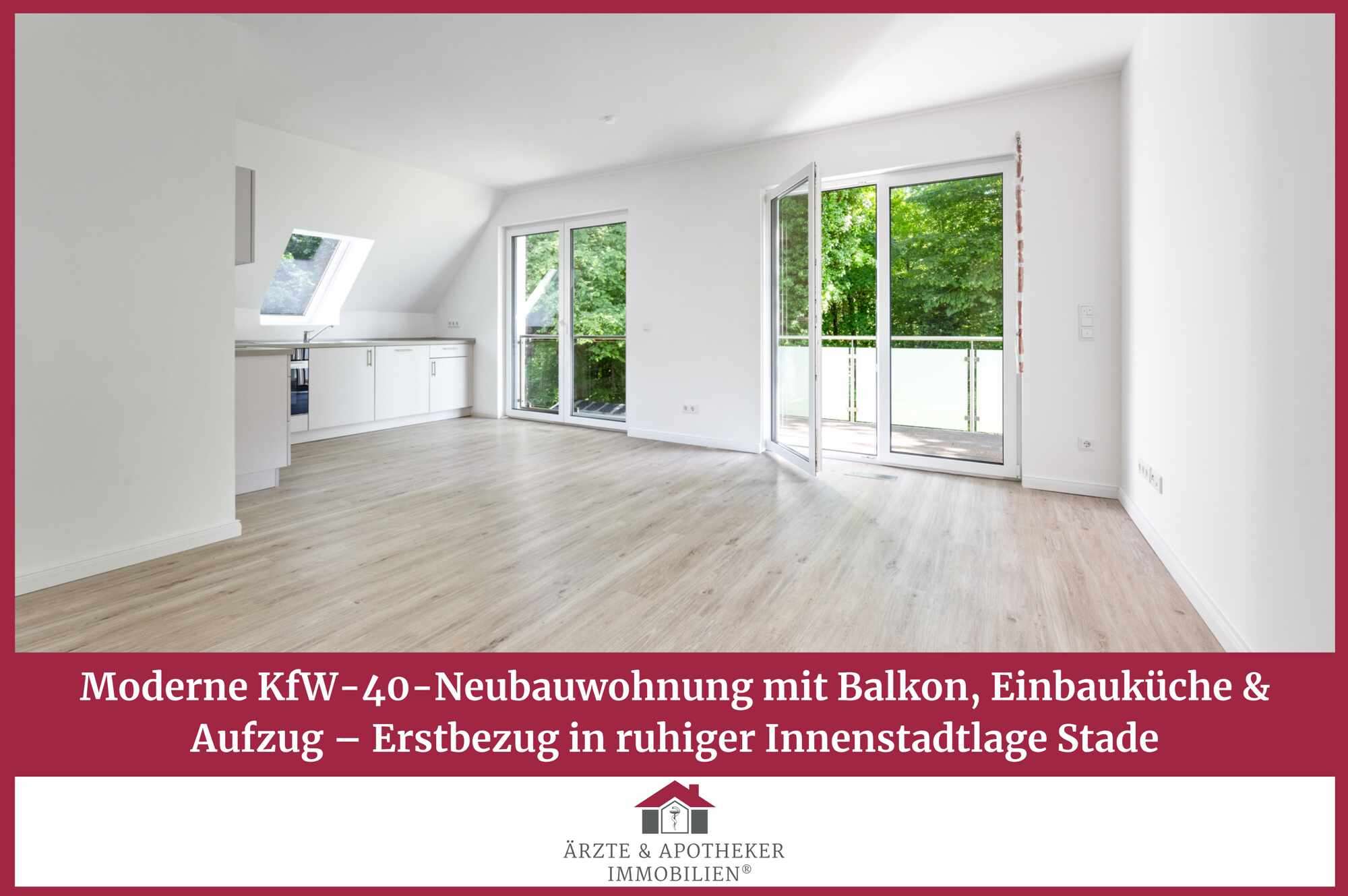Thumbnail-Wohnung zum Mieten in Stade 937,80 € 62.52 m²