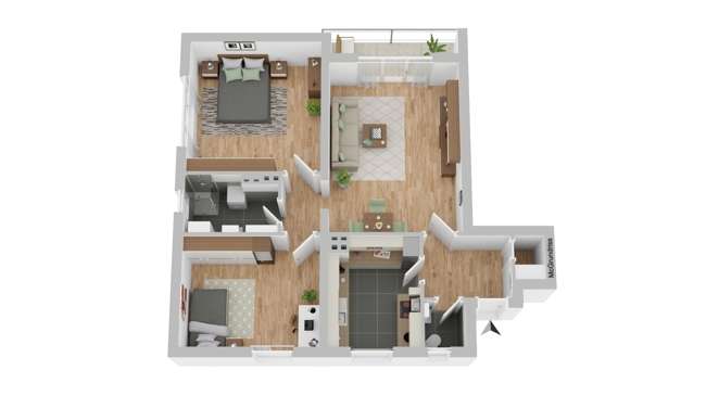 Thumbnail-Wohnung zum Kaufen in Nürnberg 285.000,00 € 77.65 m²