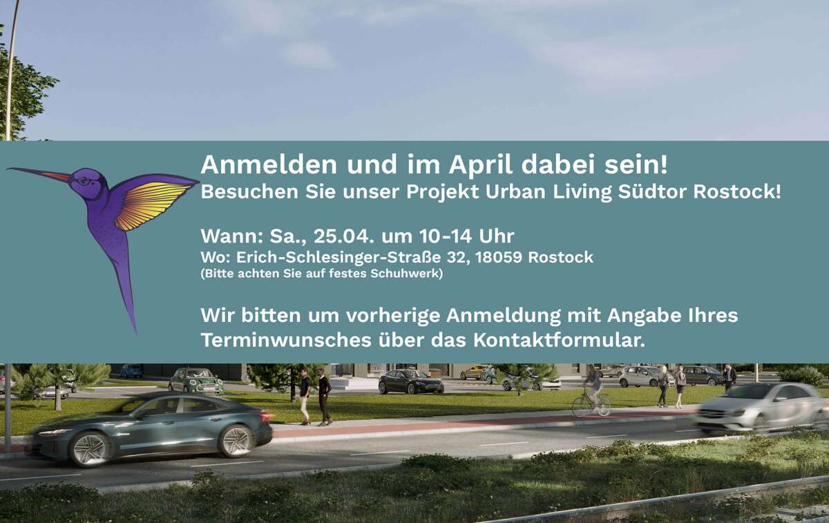 Thumbnail-Wohnung zum Kaufen in Rostock Südstadt 147.003,00 € 20.16 m²