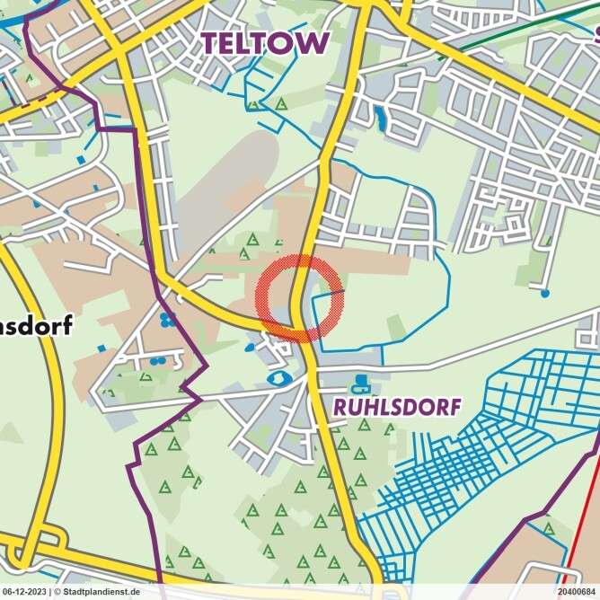 Thumbnail-Grundstück zu verkaufen in Teltow 419.000,00 € 597 m²