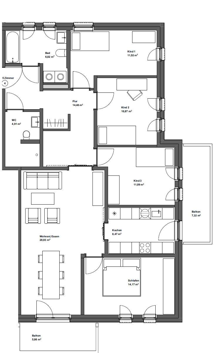 Thumbnail-Wohnung zum Mieten in Warstein-Belecke 672,00 € 112 m²