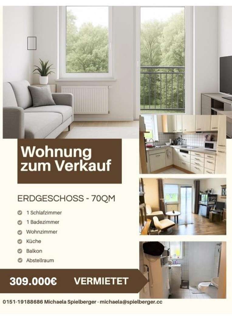 Thumbnail-Wohnung zum Kaufen in Donauwörth 309.000,00 € 70 m²
