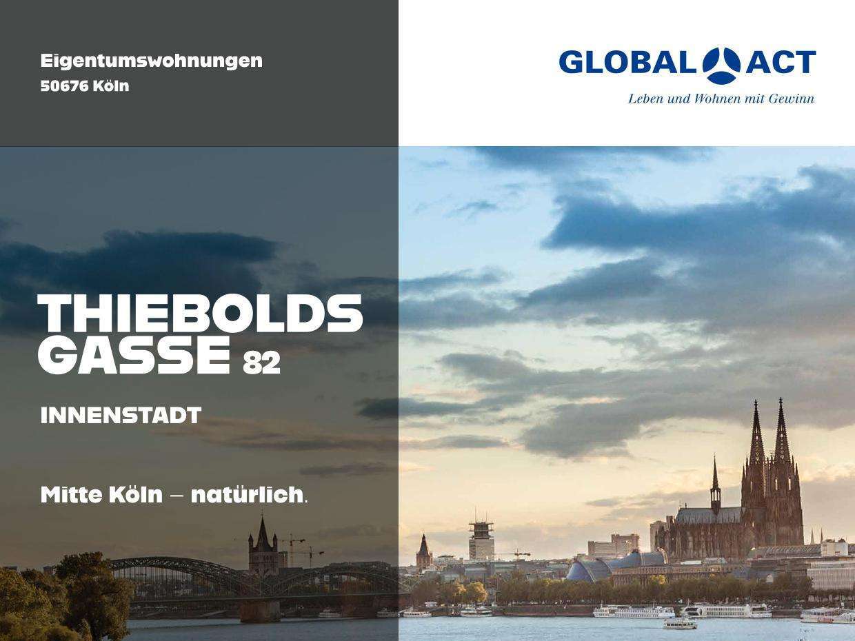Thumbnail-Wohnung zum Kaufen in Köln 329.000,00 € 47.83 m²