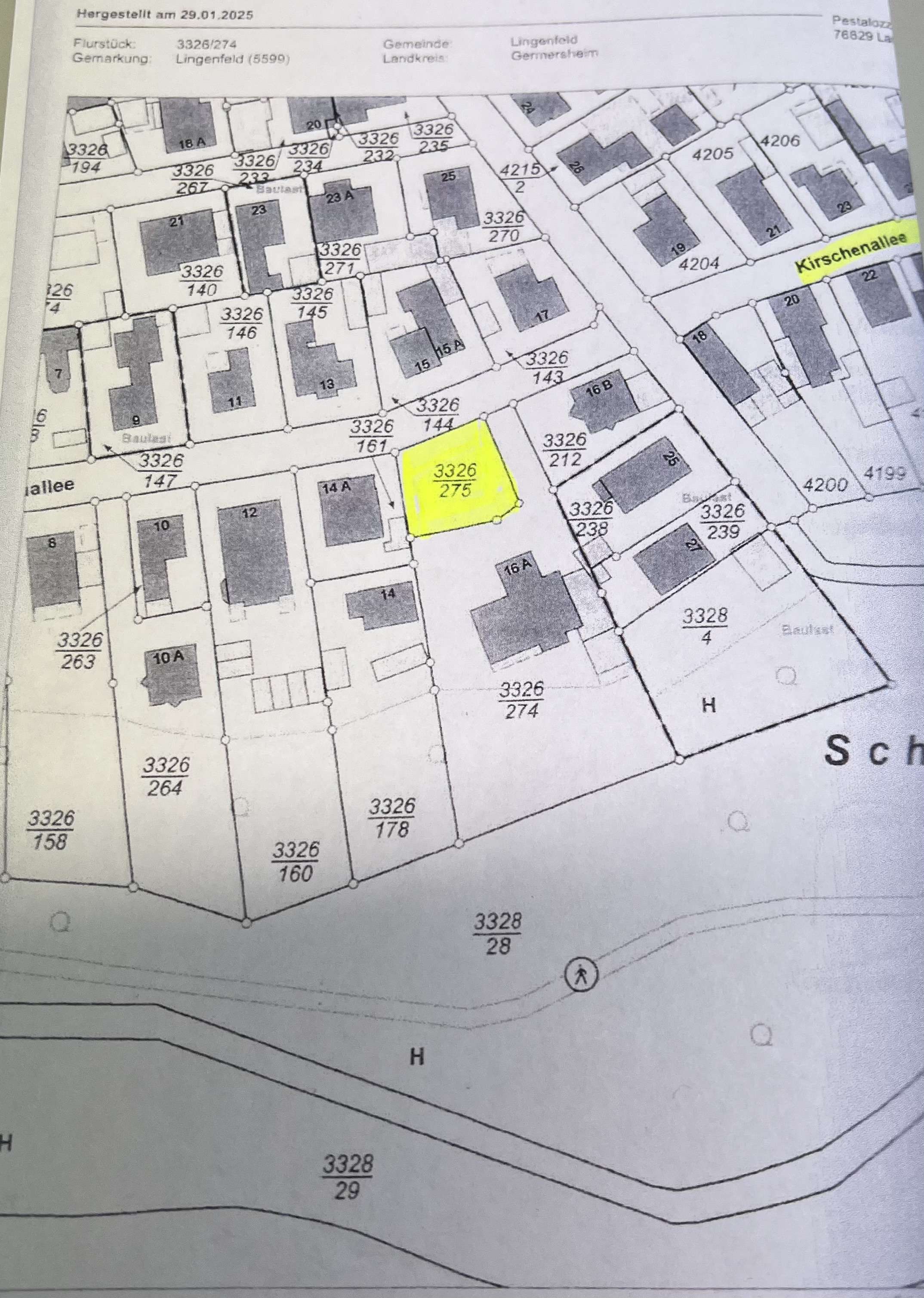 Thumbnail-Grundstück zu verkaufen in Lingenfeld 156.000,00 € 343 m²